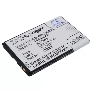   Wiko OZZY helyettesítő mobiltelefon akkumulátor (Li-ion, 3.7V, 5.18Wh / 1400mAh) - Utángyártott