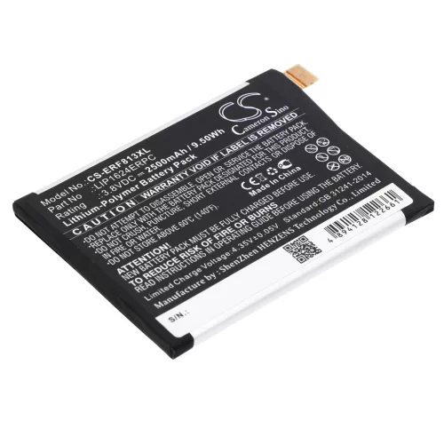 Sony LIS1624ERPC helyettesítő mobiltelefon akkumulátor (Li-Polymer, 3.8V, 9.50Wh / 2500mAh) - Utángyártott