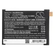 Sony LIS1624ERPC helyettesítő mobiltelefon akkumulátor (Li-Polymer, 3.8V, 9.50Wh / 2500mAh) - Utángyártott