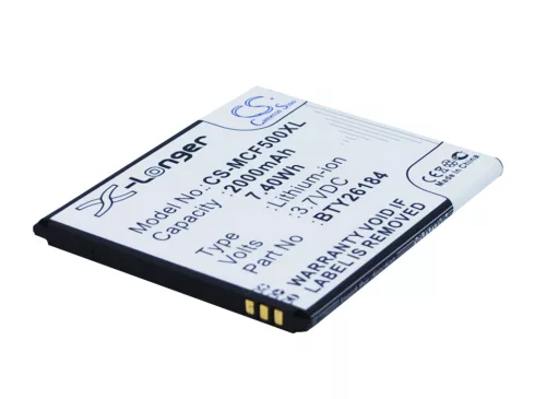 Mobistel BTY26184Mobistel/STD helyettesítő mobiltelefon akkumulátor (Li-ion, 3.7V, 7.40Wh / 2000mAh) - Utángyártott