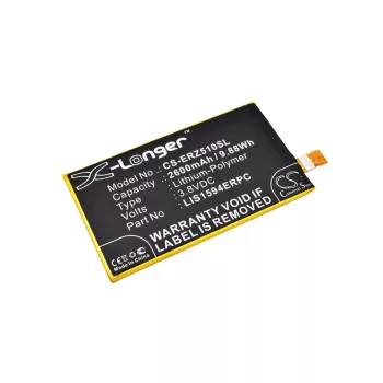   Sony Ericsson LIS1594ERPC helyettesítő mobiltelefon akkumulátor (Li-Polymer, 3.8V, 9.88Wh / 2600mAh) - Utángyártott