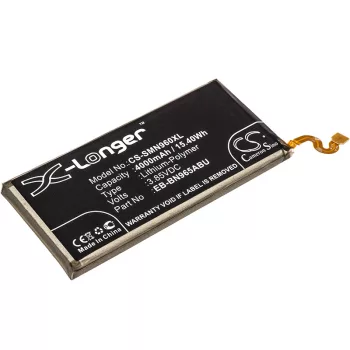   Samsung EB-BN965ABU helyettesítő mobiltelefon akkumulátor (Li-Polymer, 3.85V, 15.40Wh / 4000mAh) - Utángyártott