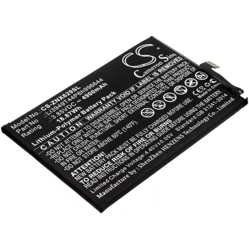   Nubia Li3949T44P6h996644 helyettesítő mobiltelefon akkumulátor (Li-Polymer, 3.85V, 18.87Wh / 4900mAh) - Utángyártott