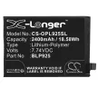 Oneplus BLP925 helyettesítő mobiltelefon akkumulátor (Li-Polymer, 7.74V, 18.58Wh / 2400mAh) - Utángyártott