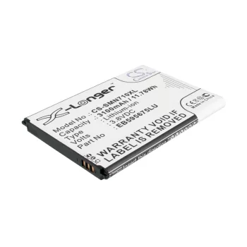   Samsung EB595675LU helyettesítő mobiltelefon akkumulátor (Li-ion, 3.8V, 11.78Wh / 3100mAh) - Utángyártott