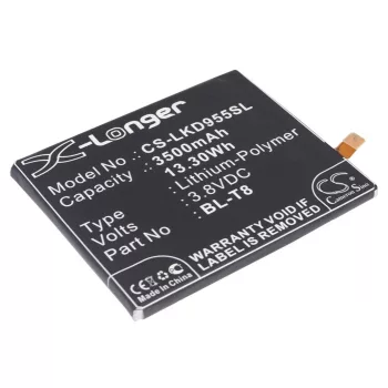  LG EAC62118701 helyettesítő mobiltelefon akkumulátor (Li-Polymer, 3.8V, 13.30Wh / 3500mAh) - Utángyártott