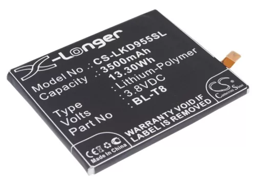 LG EAC62118701 helyettesítő mobiltelefon akkumulátor (Li-Polymer, 3.8V, 13.30Wh / 3500mAh) - Utángyártott