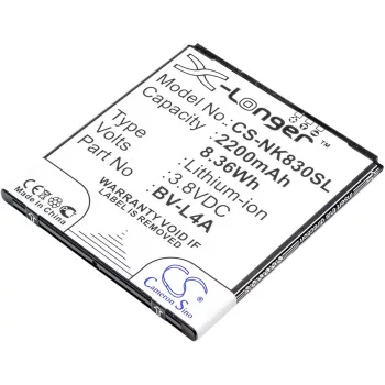   Microsoft Lumia 830 készülékhez mobiltelefon akkumulátor (Li-ion, 3.8V, 8.36Wh / 2200mAh) - Utángyártott