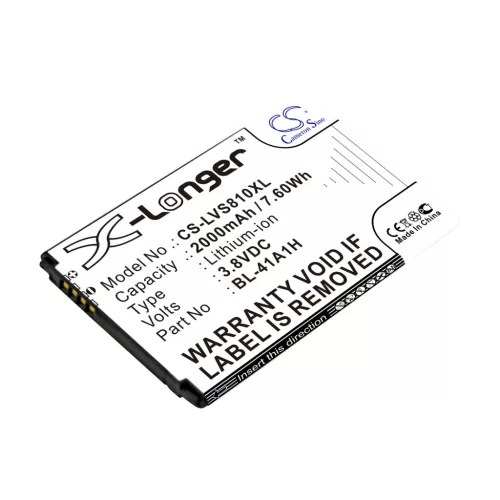 LG EAC62638301 helyettesítő mobiltelefon akkumulátor (Li-ion, 3.8V, 7.60Wh / 2000mAh) - Utángyártott