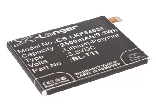 LG EAC62218301 helyettesítő mobiltelefon akkumulátor (Li-Polymer, 3.8V, 9.50Wh / 2500mAh) - Utángyártott