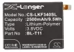 LG EAC62218301 helyettesítő mobiltelefon akkumulátor (Li-Polymer, 3.8V, 9.50Wh / 2500mAh) - Utángyártott