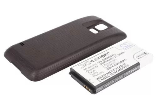 Samsung EB-BG900BBC helyettesítő mobiltelefon akkumulátor (Li-ion, 3.85V, 21.56Wh / 5600mAh) - Utángyártott
