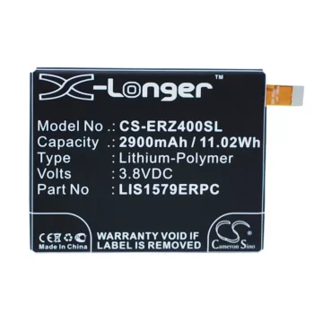   Sony Ericsson LIS1579ERPC helyettesítő mobiltelefon akkumulátor (Li-Polymer, 3.8V, 11.02Wh / 2900mAh) - Utángyártott