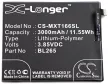 Motorola BL265 helyettesítő mobiltelefon akkumulátor (Li-Polymer, 3.85V, 11.55Wh / 3000mAh) - Utángyártott