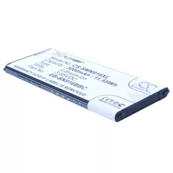   Samsung EB-BN916BBE helyettesítő mobiltelefon akkumulátor (Li-ion, 3.85V, 11.55Wh / 3000mAh) - Utángyártott