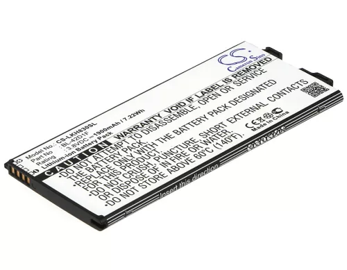 LG EAC63238901 helyettesítő mobiltelefon akkumulátor (Li-ion, 3.8V, 7.22Wh / 1900mAh) - Utángyártott