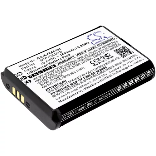 Kyocera SCP-73LBPS helyettesítő mobiltelefon akkumulátor (Li-ion, 3.8V, 6.08Wh / 1600mAh) - Utángyártott