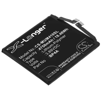   Xiaomi BP4A helyettesítő mobiltelefon akkumulátor (Li-Polymer, 3.89V, 18.48Wh / 4750mAh) - Utángyártott