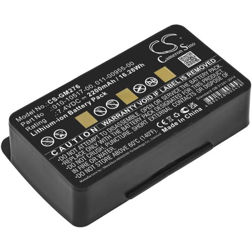 Garmin GPSMAP 376C, 378, 478 készülékekhez akkumulátor (Li-ion, 7.4V, 16.28Wh / 2200mAh) - Utángyártott