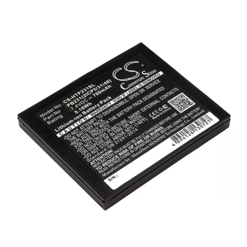 HiTi Pringo P231 Photo Printer készülékhez akkumulátor (Li-ion, 7.4V, 700mAh / 5.18Wh) - Utángyártott