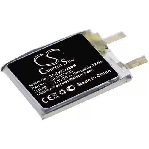TomTom AHB322028 helyettesítő okosóra akkumulátor (Li-Polymer, 3.8V, 190mAh / 0.72Wh) - Utángyártott