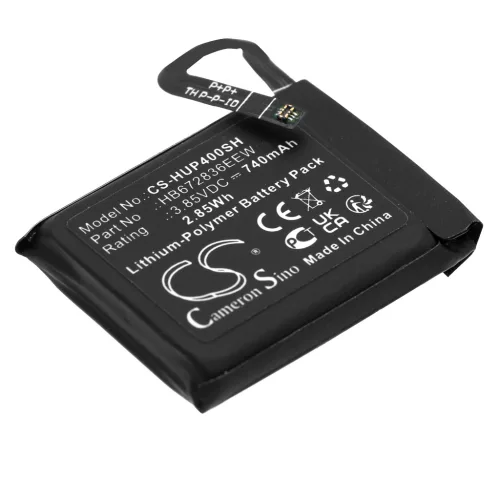 Huawei HB672836EEW helyettesítő okosóra akkumulátor (Li-Polymer, 3.85V, 740mAh / 2.85Wh) - Utángyártott