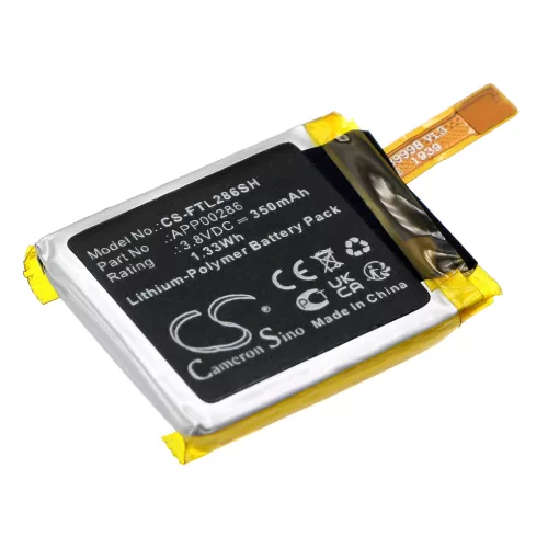 FOSSIL APP00286 helyettesítő okosóra akkumulátor (Li-Polymer, 3.8V, 350mAh / 1.33Wh) - Utángyártott