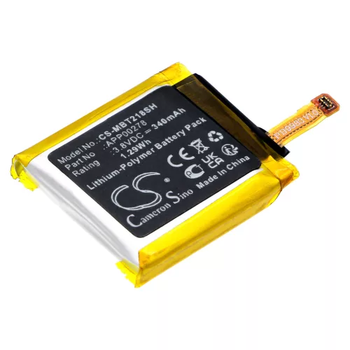 Montblanc APP00278 helyettesítő okosóra akkumulátor (Li-Polymer, 3.8V, 340mAh / 1.29Wh) - Utángyártott