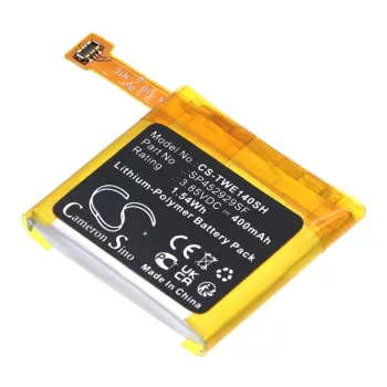   Ticwatch SP452929SF helyettesítő okosóra akkumulátor (Li-Polymer, 3.85V, 400mAh / 1.54Wh) - Utángyártott