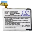 Samsung PGF582224H helyettesítő okosóra akkumulátor (Li-Polymer, 3.7V, 250mAh / 0.93Wh) - Utángyártott