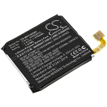  Motorola SNN5962A helyettesítő okosóra akkumulátor (Li-Polymer, 3.8V, 370mAh / 1.41Wh) - Utángyártott