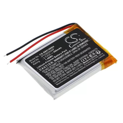 Suunto PTC602530P helyettesítő okosóra akkumulátor (Li-Polymer, 3.7V, 400mAh / 1.48Wh) - Utángyártott
