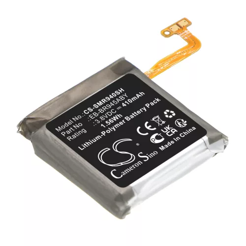 Samsung GH43-05158A helyettesítő okosóra akkumulátor (Li-Polymer, 3.8V, 410mAh / 1.56Wh) - Utángyártott