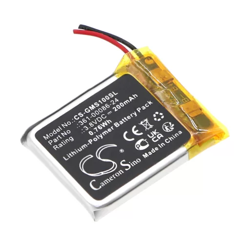 Garmin 361-00086-24 helyettesítő okosóra akkumulátor (Li-Polymer, 3.8V, 200mAh / 0.76Wh) - Utángyártott