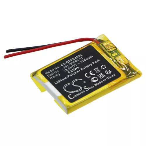 Garmin 361-00086-11 helyettesítő okosóra akkumulátor (Li-Polymer, 3.8V, 170mAh / 0.65Wh) - Utángyártott