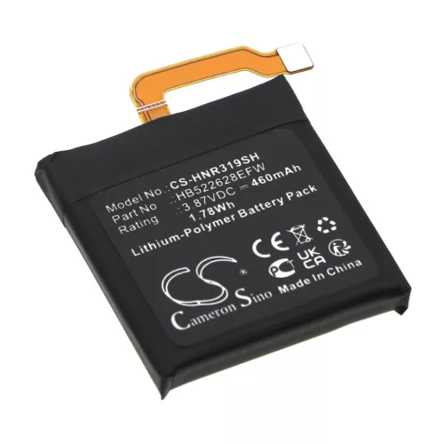 Honor HB522628EFW helyettesítő okosóra akkumulátor (Li-Polymer, 3.87V, 460mAh / 1.78Wh) - Utángyártott