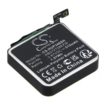   Huawei HB572728EFW helyettesítő okosóra akkumulátor (Li-Polymer, 3.87V, 510mAh / 1.97Wh) - Utángyártott