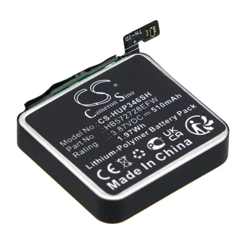 Huawei HB572728EFW helyettesítő okosóra akkumulátor (Li-Polymer, 3.87V, 510mAh / 1.97Wh) - Utángyártott