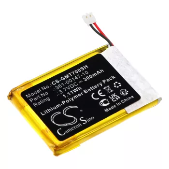   Garmin 361-00147-10 helyettesítő okosóra akkumulátor (Li-Polymer, 3.7V, 300mAh / 1.11Wh) - Utángyártott