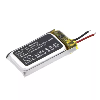   Garmin 361-00156-00 helyettesítő okosóra akkumulátor (Li-Polymer, 3.85V, 110mAh / 0.42Wh) - Utángyártott