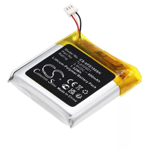 Vodafone TLp004D1 helyettesítő okosóra akkumulátor (Li-Polymer, 3.8V, 400mAh / 1.52Wh) - Utángyártott