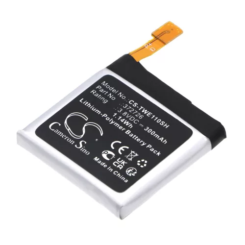 Ticwatch 372726 helyettesítő okosóra akkumulátor (Li-Polymer, 3.8V, 300mAh / 1.14Wh) - Utángyártott