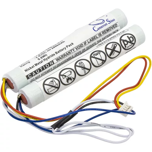 Crestron TPS-6X-BTP helyettesítő akkumulátor (Ni-MH, 4.8V, 2000mAh / 9.60Wh) - Utángyártott