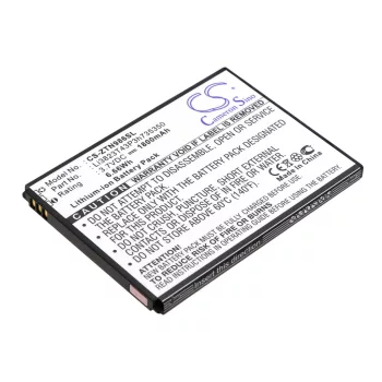   ZTE Li3823T43P3h735350 helyettesítő mobiltelefon akkumulátor (Li-ion, 3.7V, 1800mAh / 6.66Wh) - Utángyártott