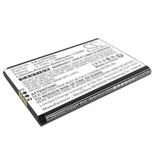 Launch X431, X431 Diagun készülékekhez akkumulátor (Li-Polymer, 3.7V, 1600mAh / 5.92Wh) - Utángyártott