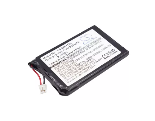 Toshiba MK 11 készülékhez akkumulátor (Li-ion, 3.7V, 850mAh) - Utángyártott