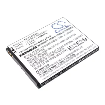   ZTE Li3818T43P3h594650 helyettesítő mobiltelefon akkumulátor (Li-Polymer, 3.8V, 1500mAh / 5.7Wh) - Utángyártott